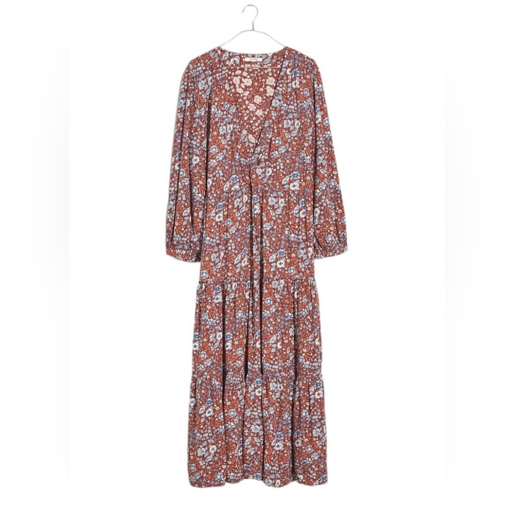 Madewell Faux Wrap Floral Dress